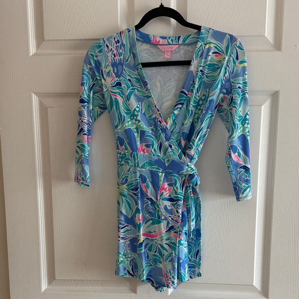 Lilly Pulitzer Tie-Waist Romper